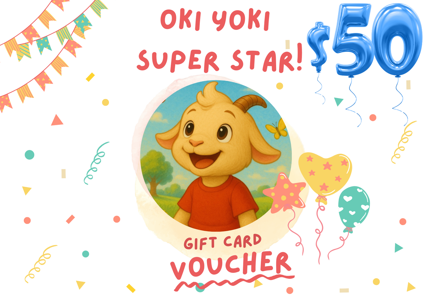 Oki Yoki Digital Gift Card